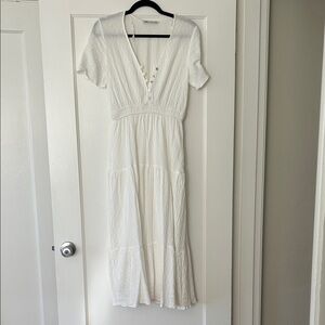 Zara maxi prairie dress